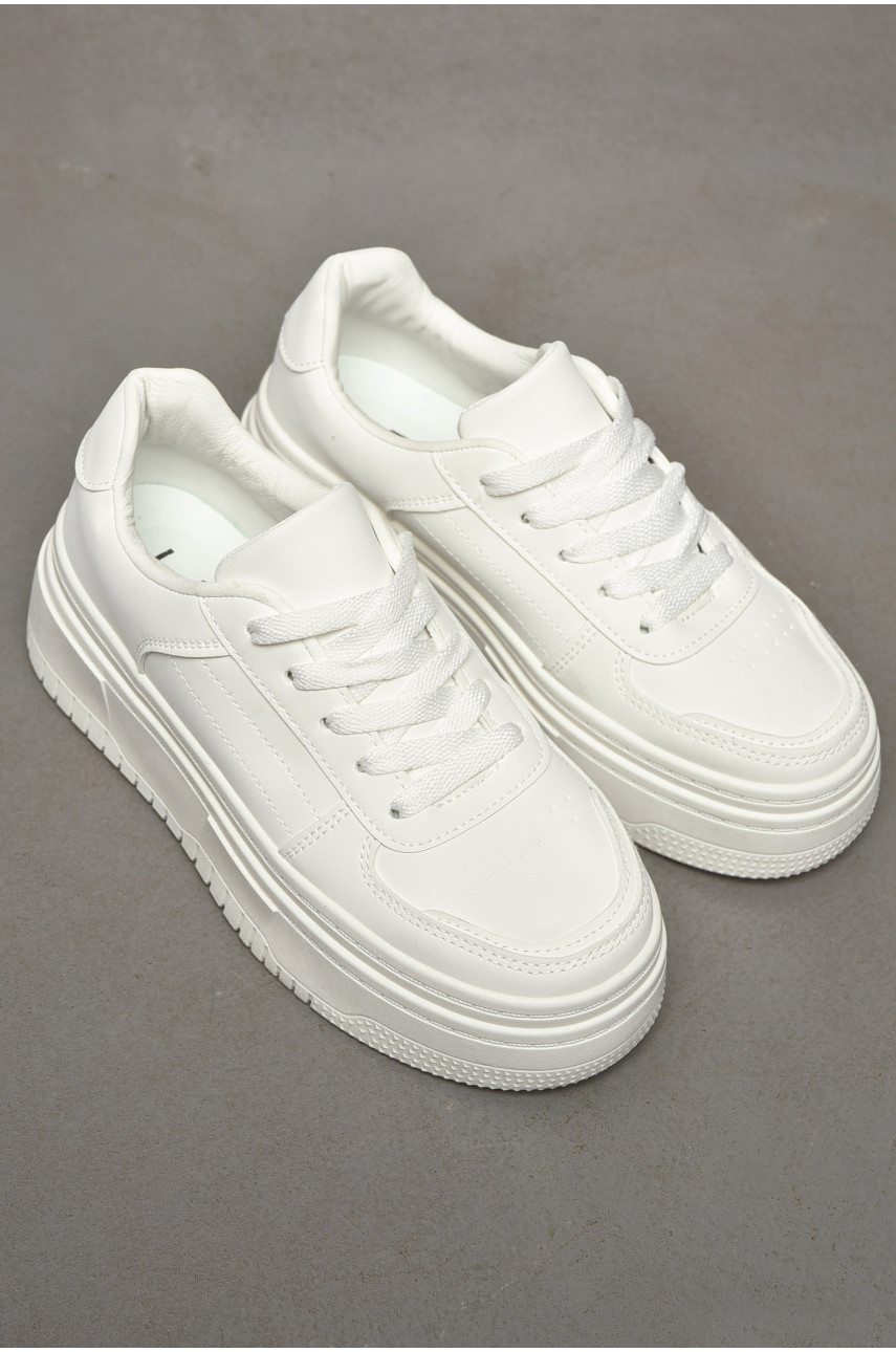 Кроссовки женские белого цвета 981-1 200236 Кроссовки женские белого цвета 981-1 200236