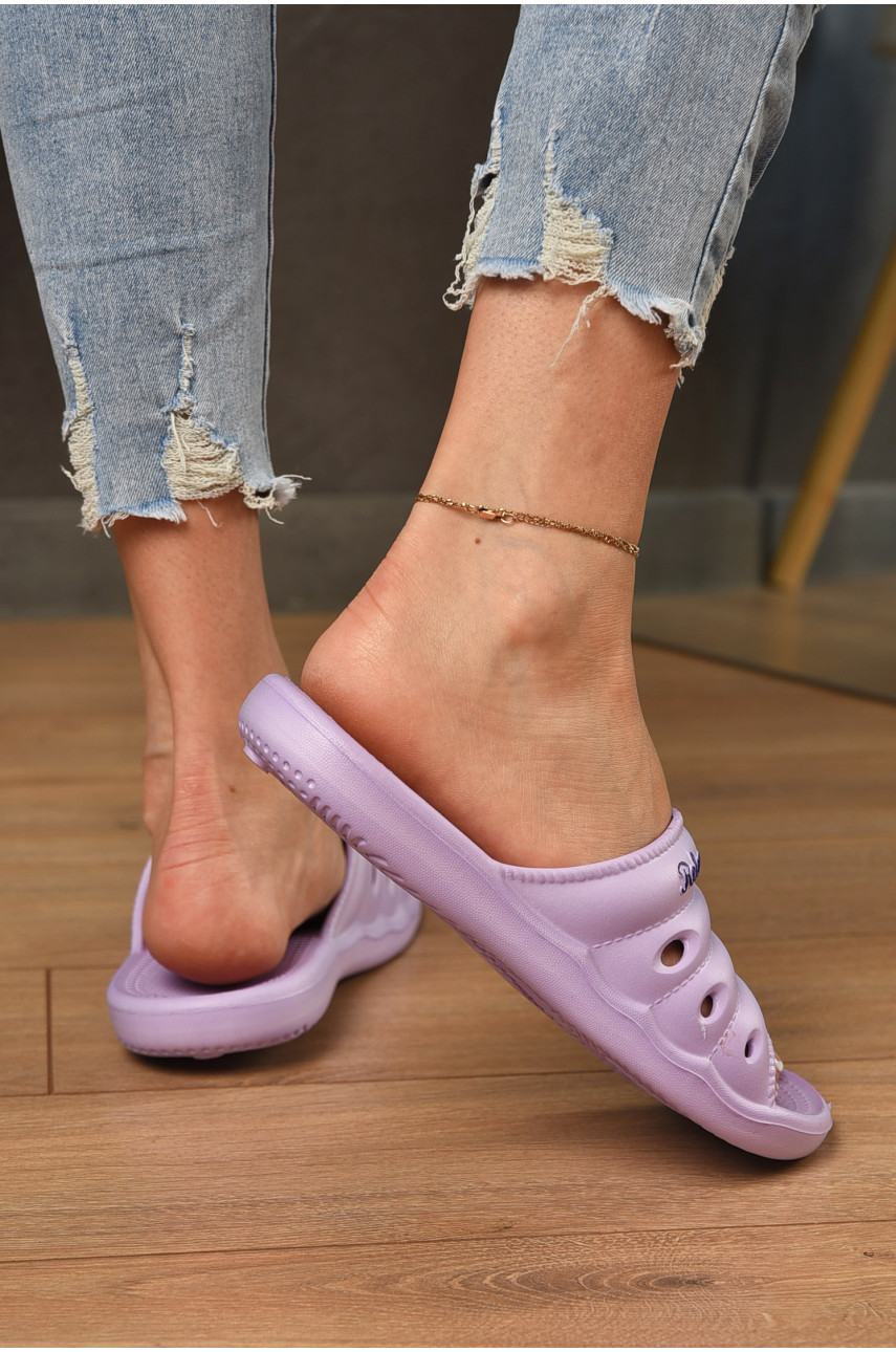 Шльопанці піна жіночі бузкового кольору DS-66 200251 Шльопанці піна жіночі бузкового кольору DS-66 200251
