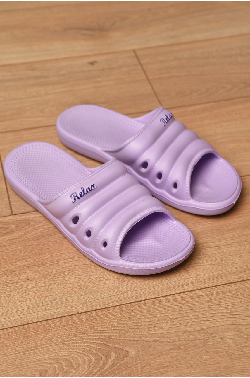 Шльопанці піна жіночі бузкового кольору DS-66 200251 Шльопанці піна жіночі бузкового кольору DS-66 200251