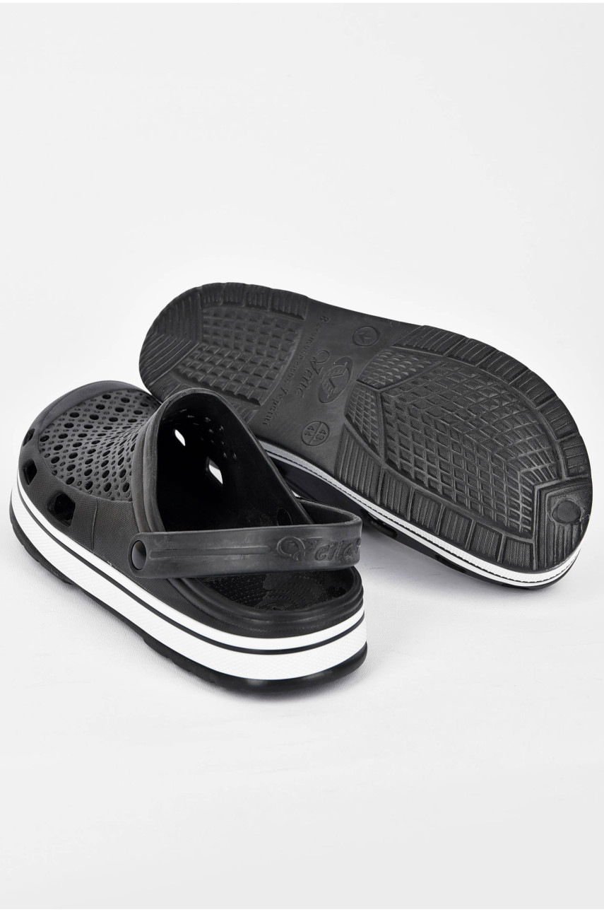 Кроксы мужские черного цвета верта М51 200253 Кроксы мужские черного цвета верта М51 200253
