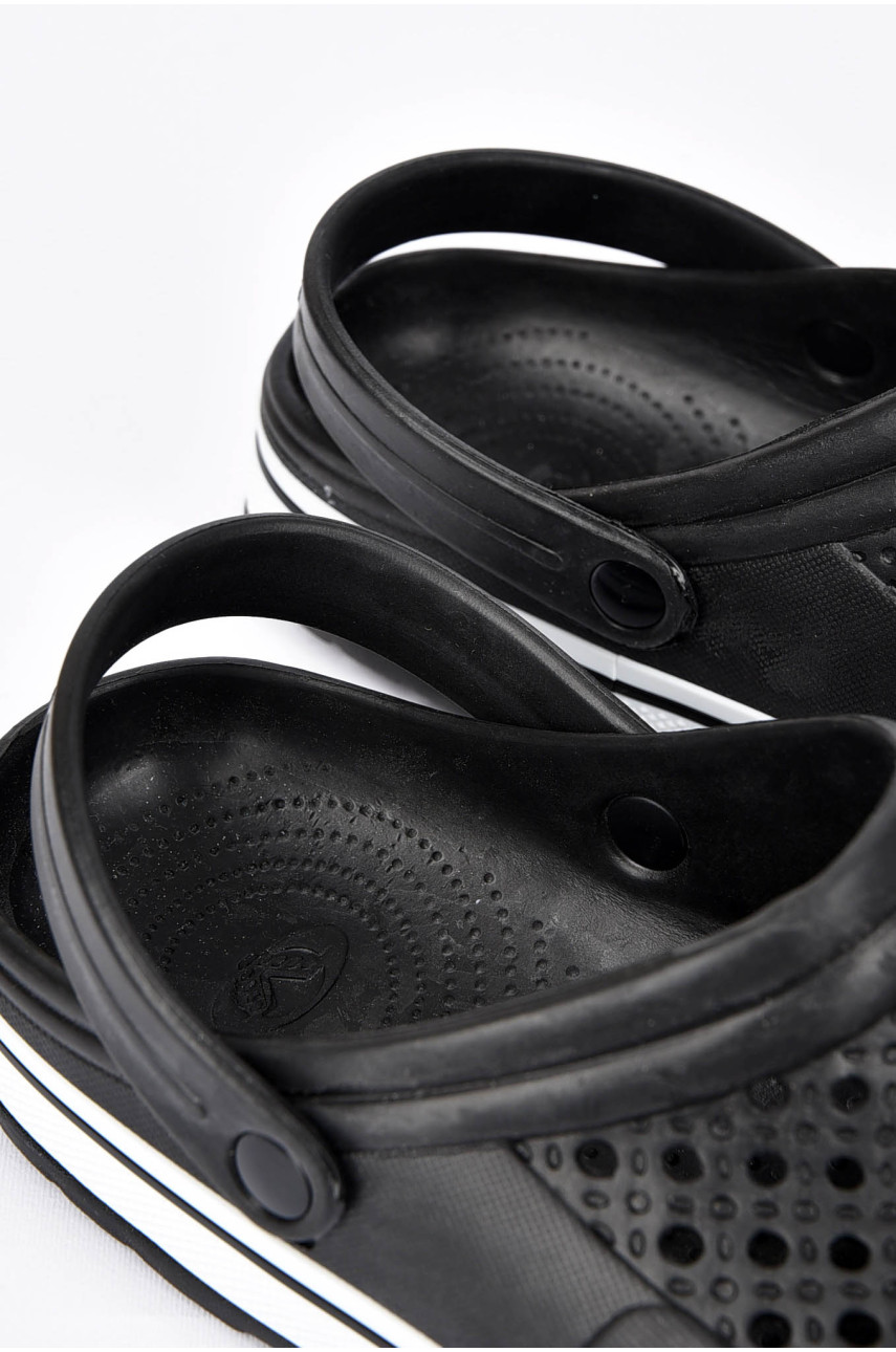 Кроксы мужские черного цвета верта М51 200253 Кроксы мужские черного цвета верта М51 200253