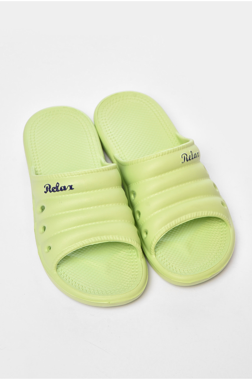 Шльопанці піна жіночі салатового кольору DS-66 200255 Шльопанці піна жіночі салатового кольору DS-66 200255
