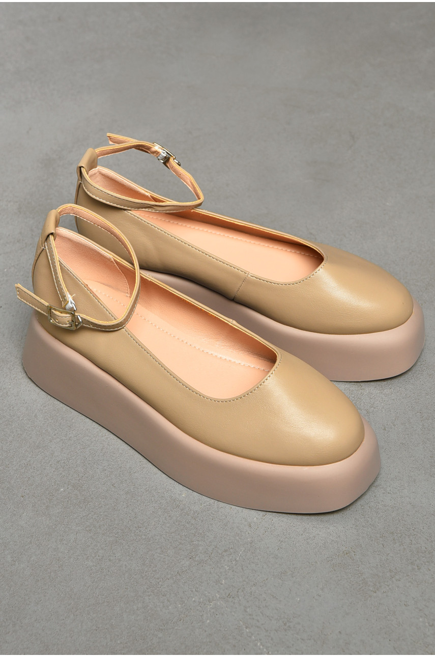 Туфлі жіночі бежевого кольору 7020-41 200257