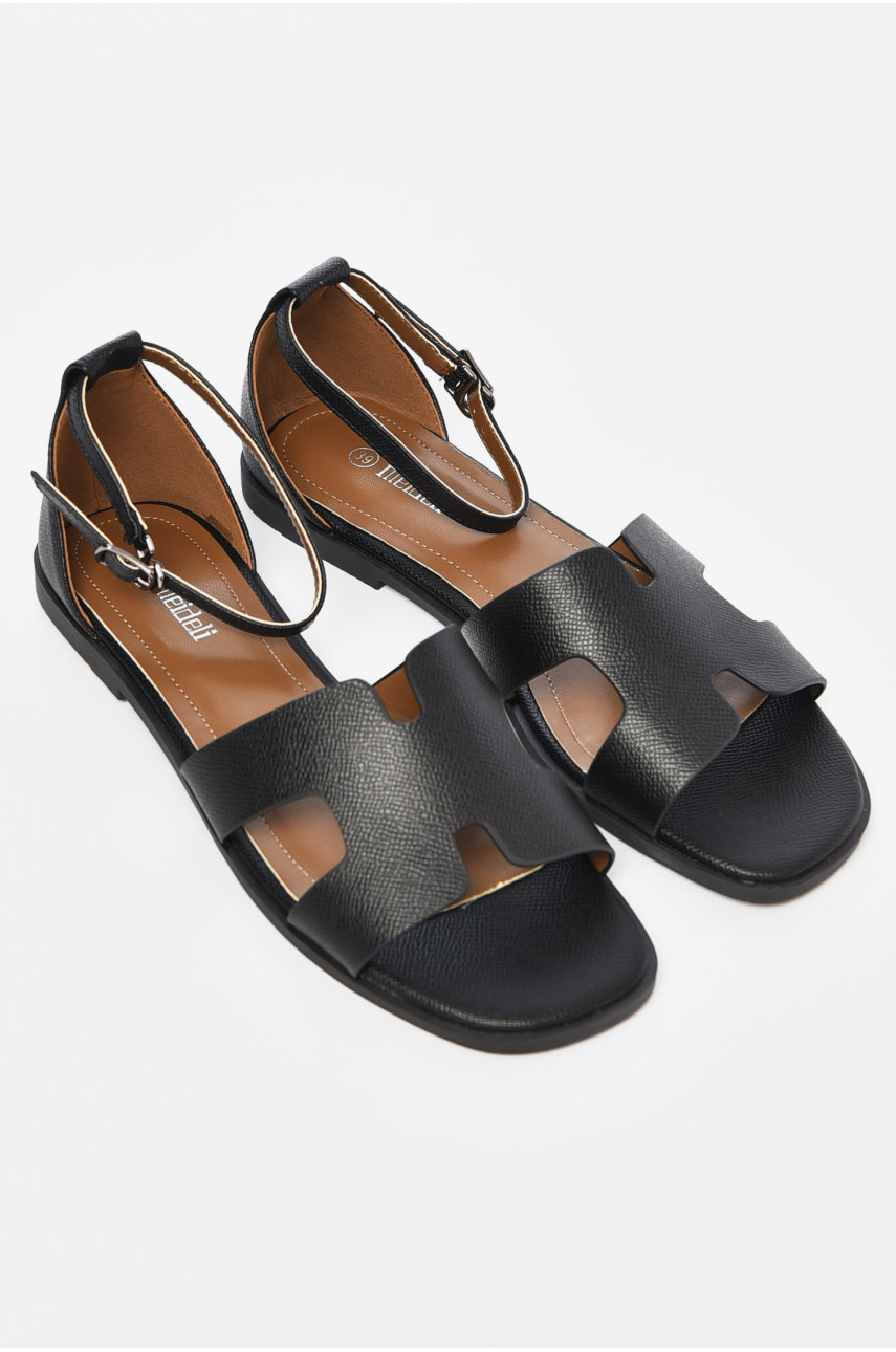 Босоножки женские черного цвета 1920-9 200264