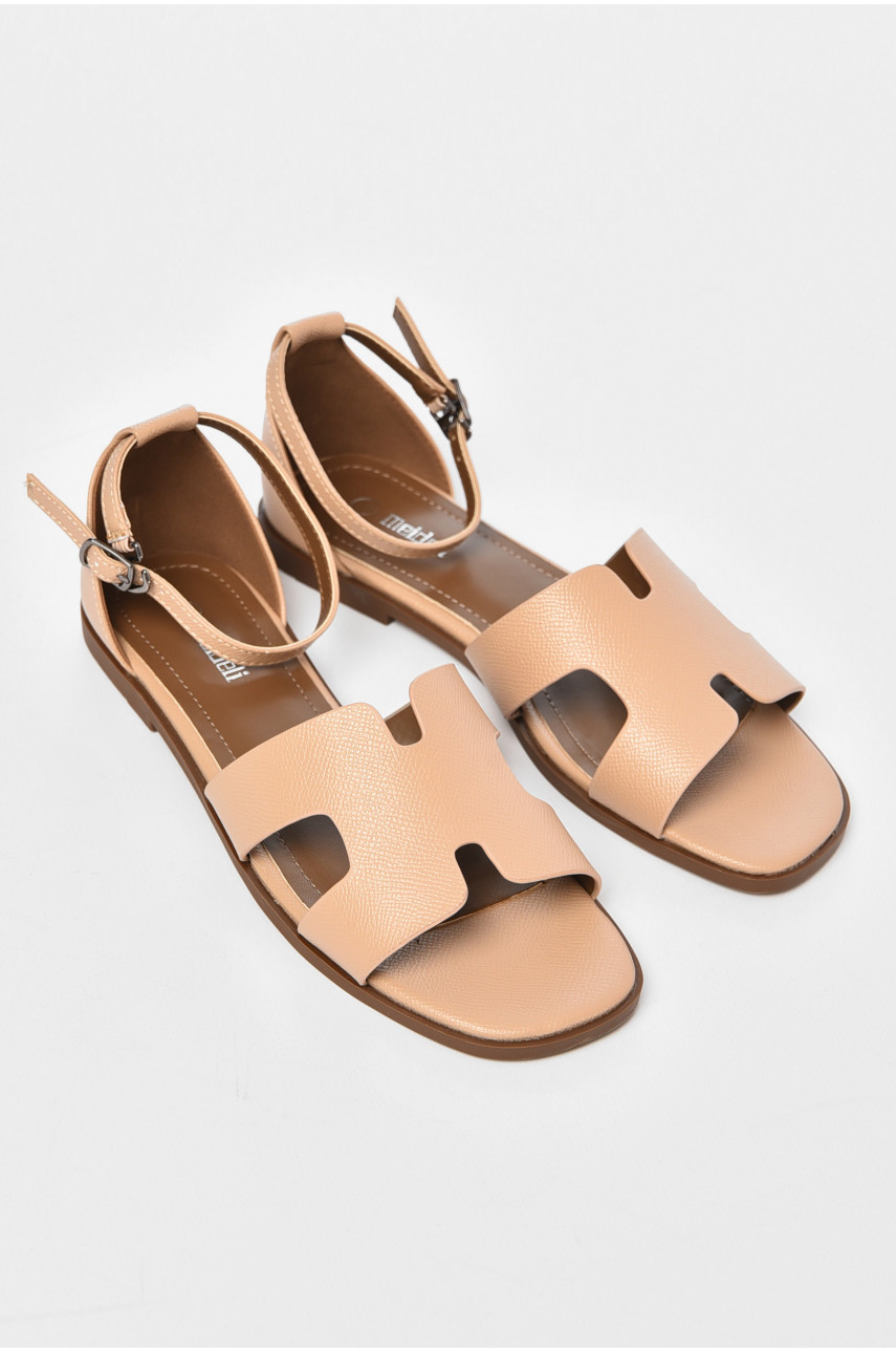 Босоножки женские бежевого цвета 1920-11 200265