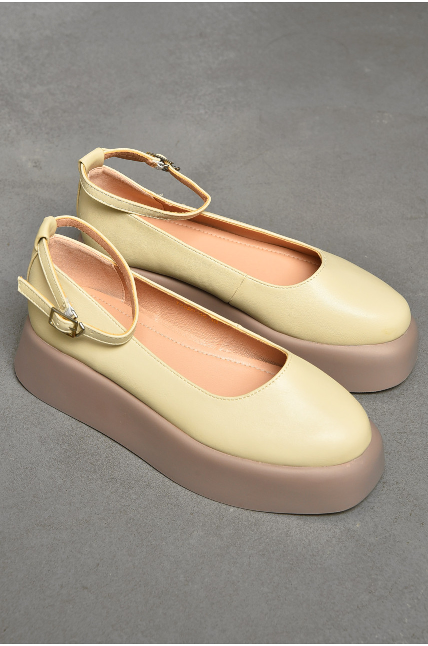 Туфлі жіночі бежевого кольору 7020-40 200267