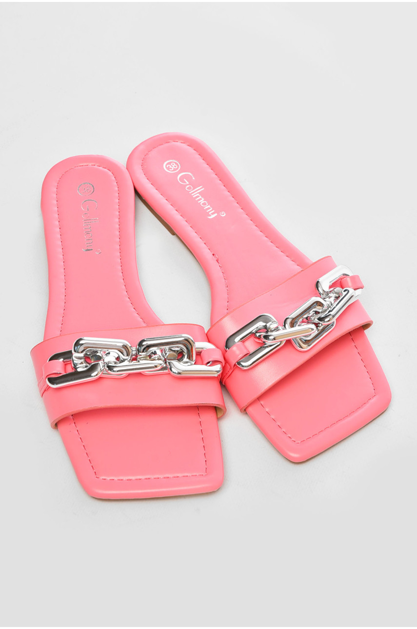 Шльопанці жіночі рожевого кольору 9022-7 200283