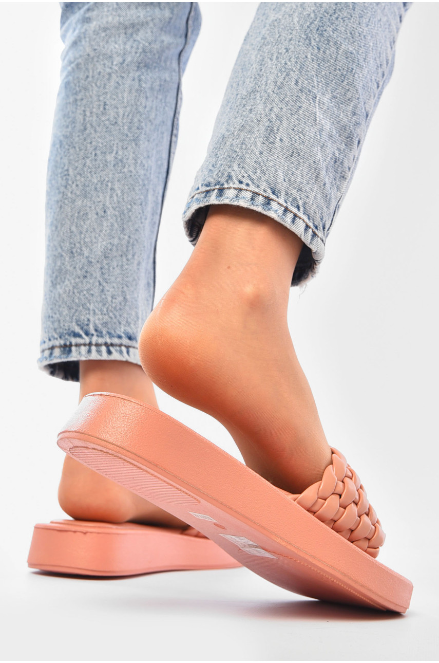 Шльопанці жіночі рожевого кольору S207-2 200289