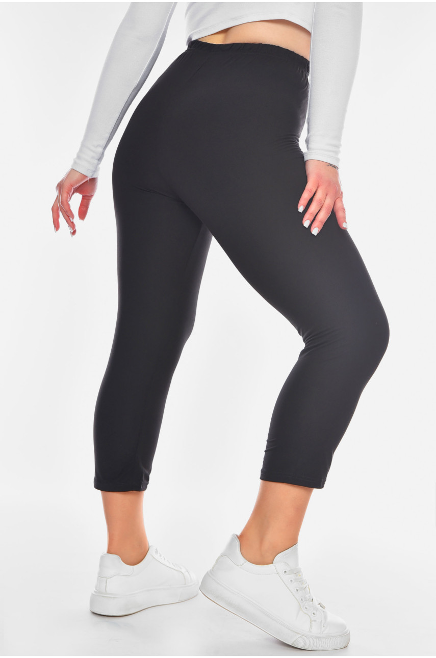 Бриджі жіночі напівбатальні чорного кольору 769H7JMK 200352