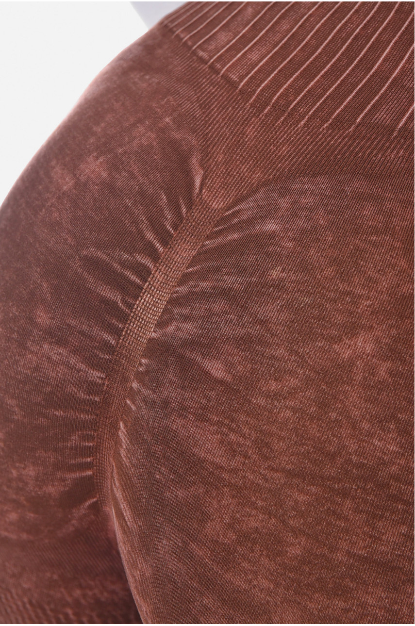 Шорти жіночі push up коричневого кольору 200355