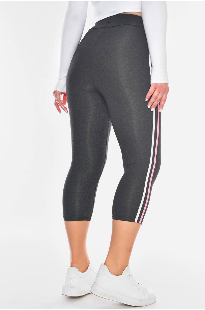 Бриджі жіночі темно-сірого кольору YJ2772 200365