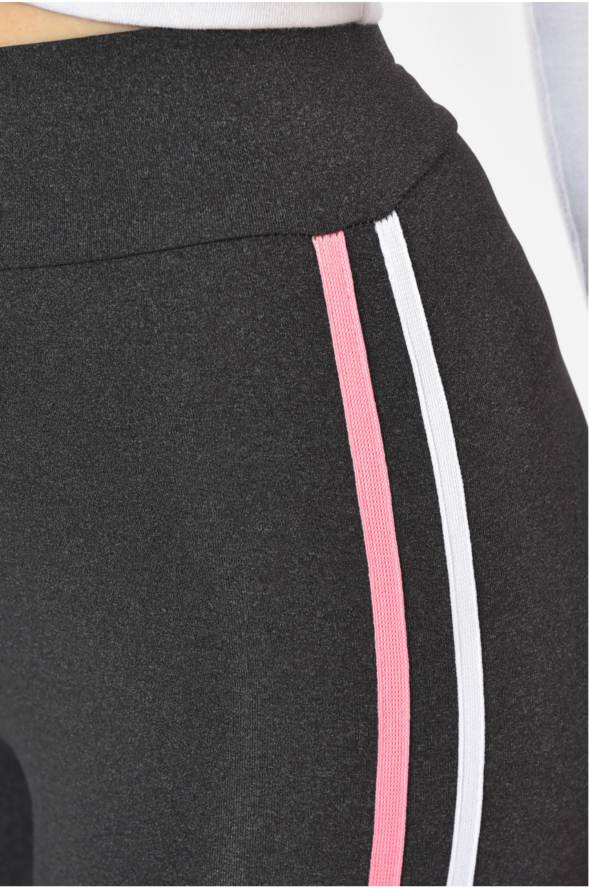 Бриджі жіночі темно-сірого кольору YJ2772 200365