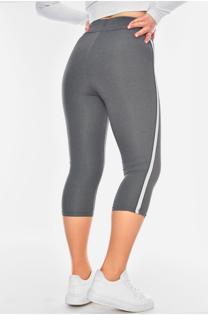 Бриджі жіночі світло-сірого кольору YJ2775 200373