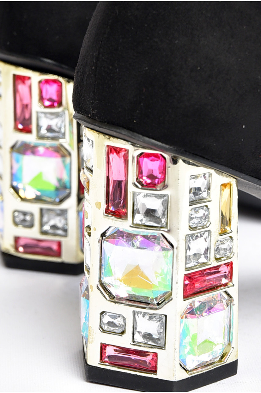 Босоніжки жіночі чорного кольору В-67 200377 Босоніжки жіночі чорного кольору В-67 200377