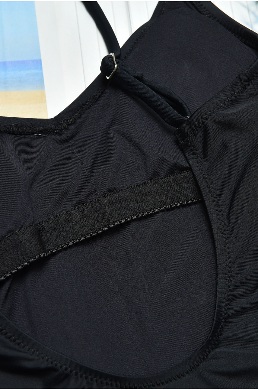 Купальник подростковый черного цвета с принтом 2407 200409 Купальник подростковый черного цвета с принтом 2407 200409