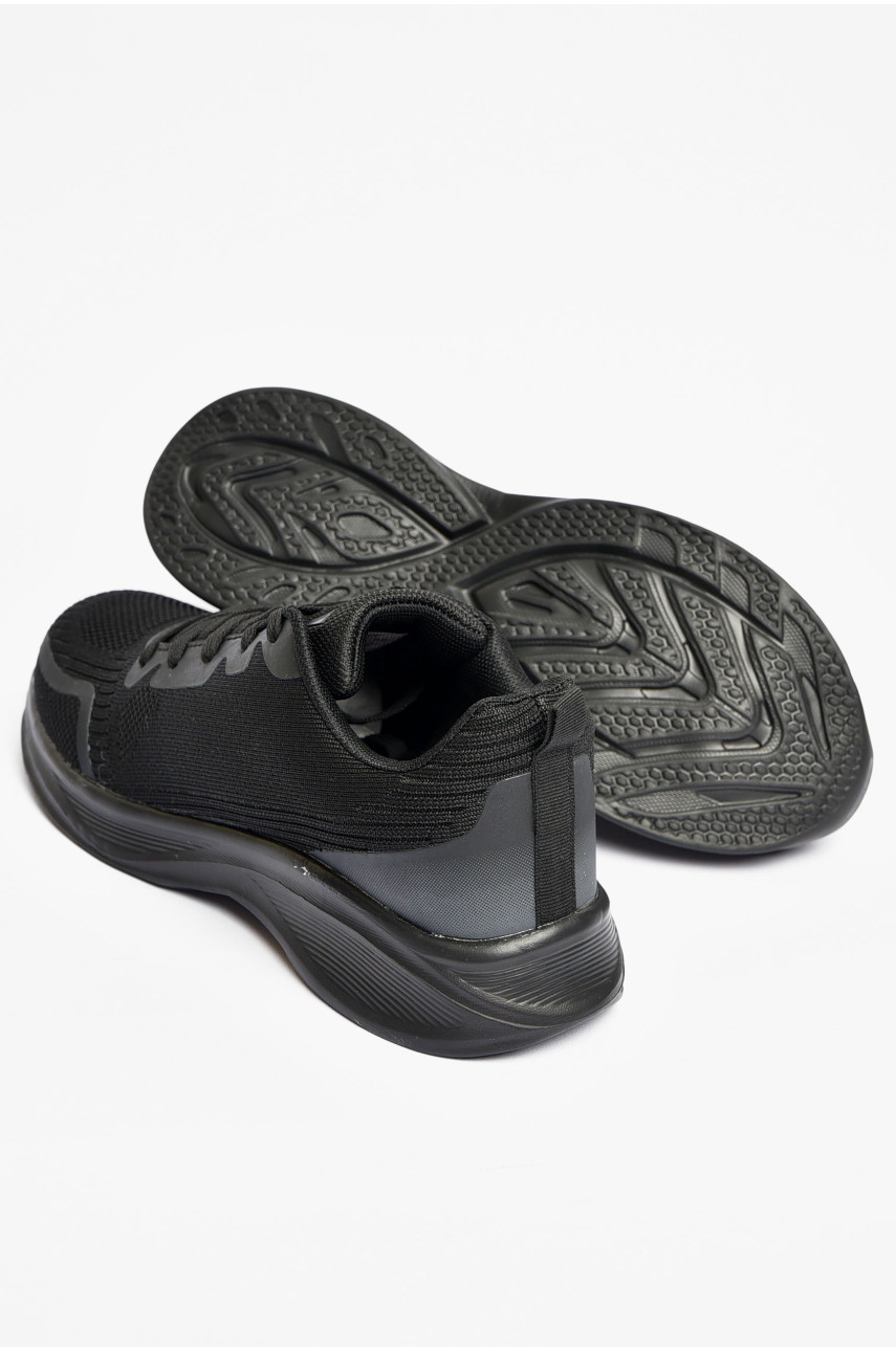 Кроссовки мужские текстиль черного цвета F138 200434