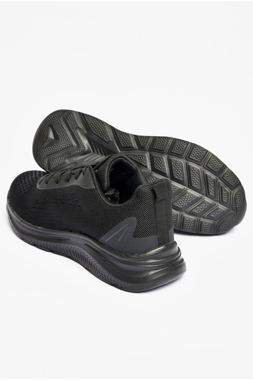 Кроссовки мужские текстиль черного цвета F157 200436