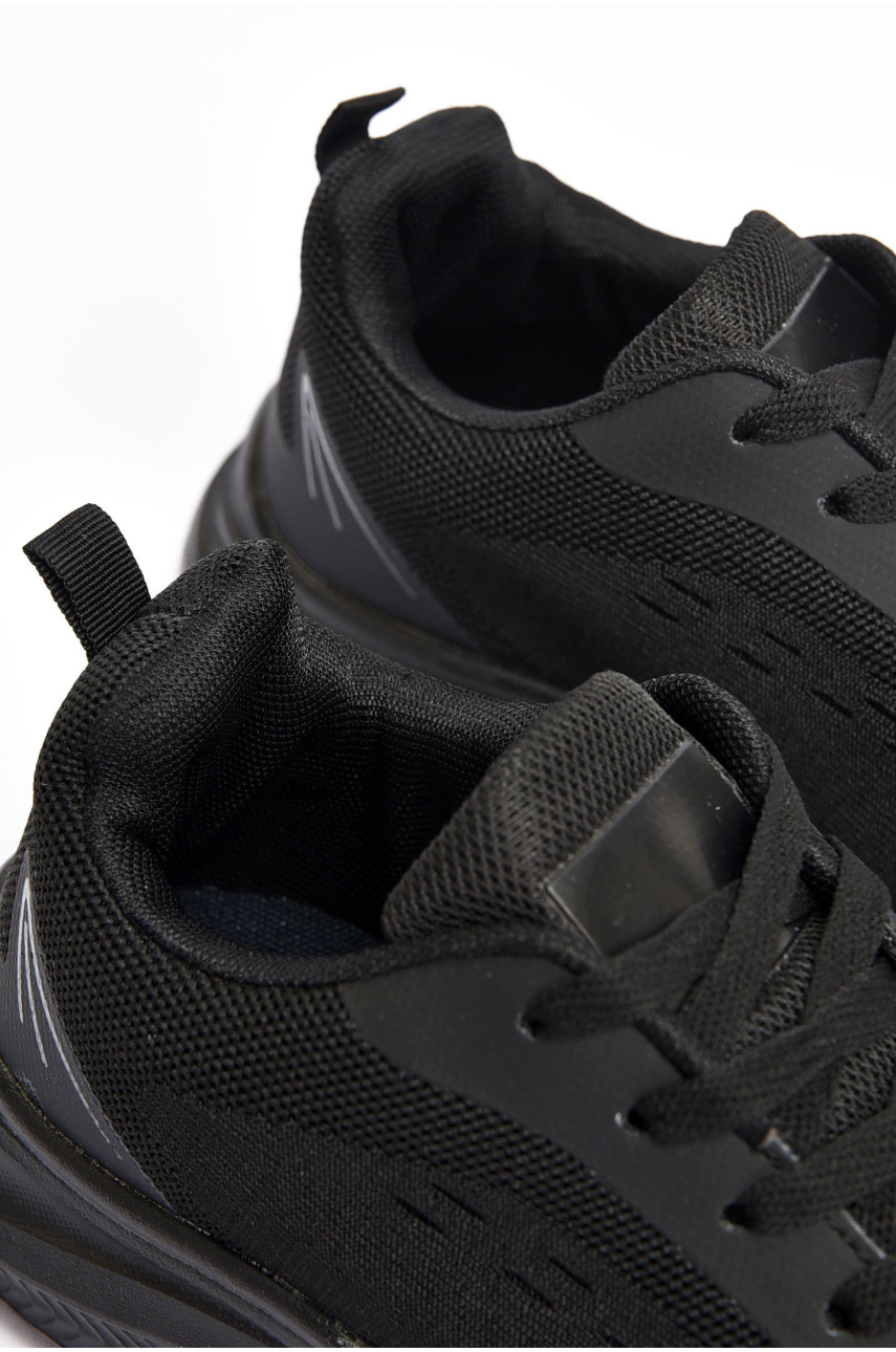 Кроссовки мужские текстиль черного цвета F157 200436