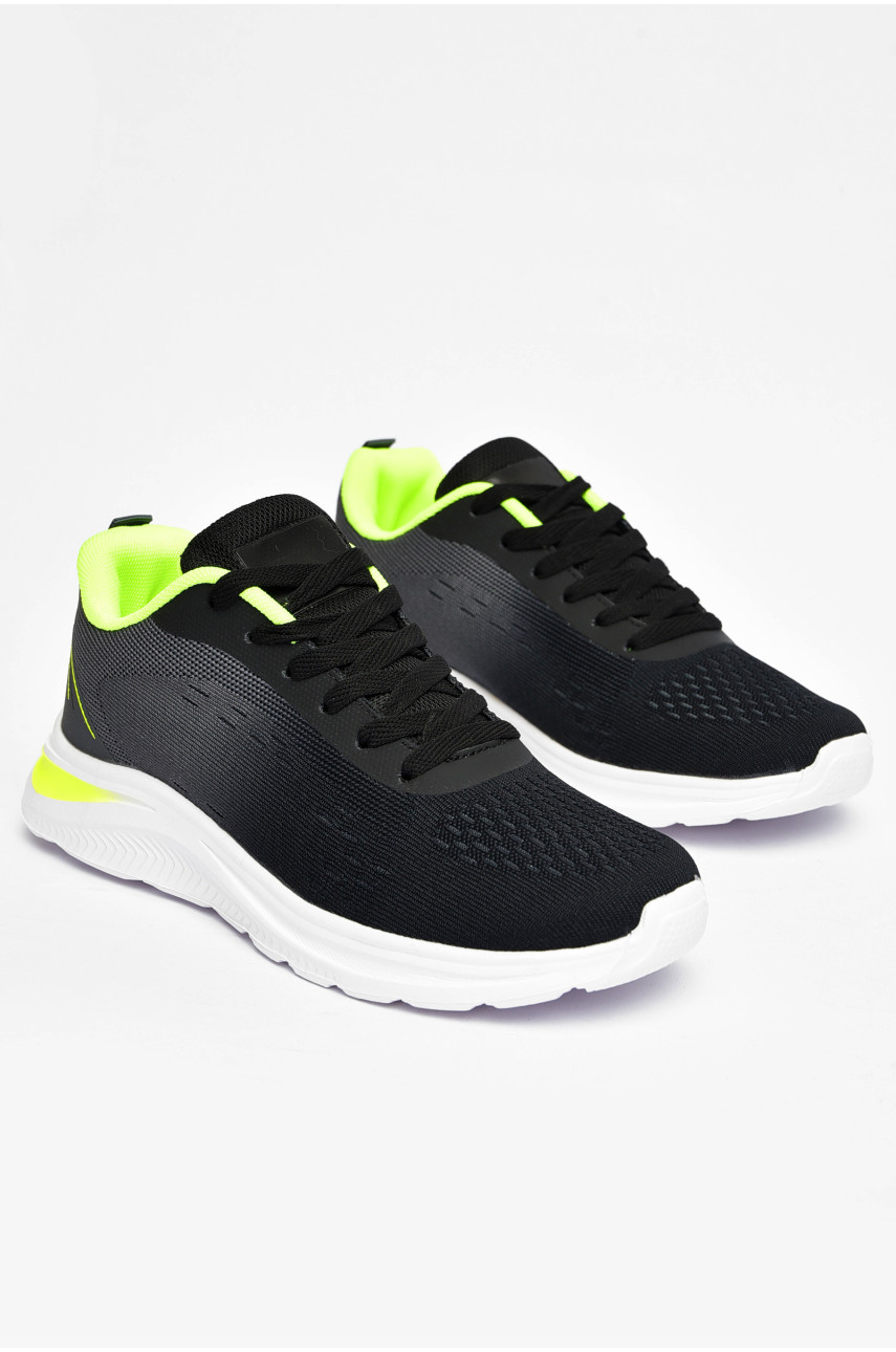 Кроссовки мужские текстиль черного цвета F159 200437