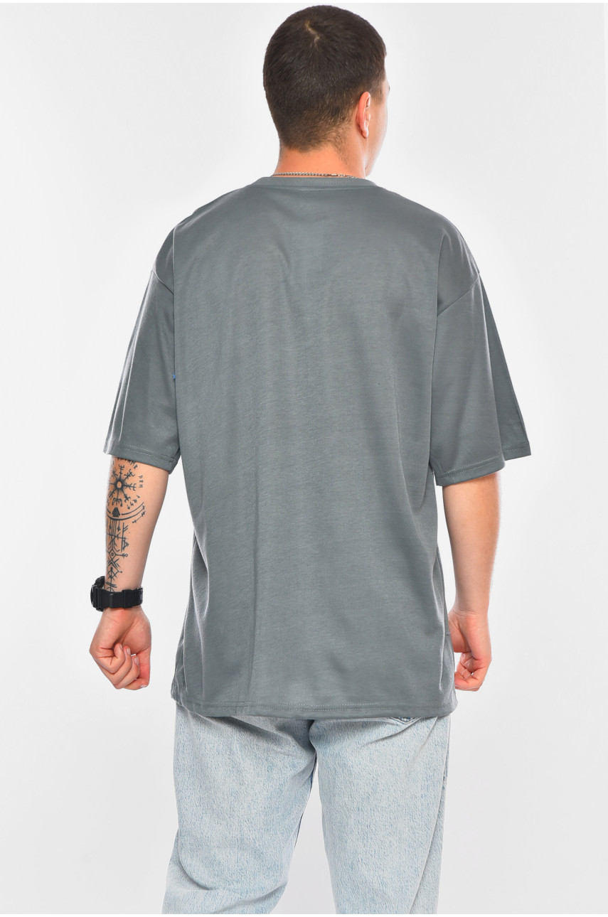 Футболка мужская батальная цвета хаки 5F-573-22 200455