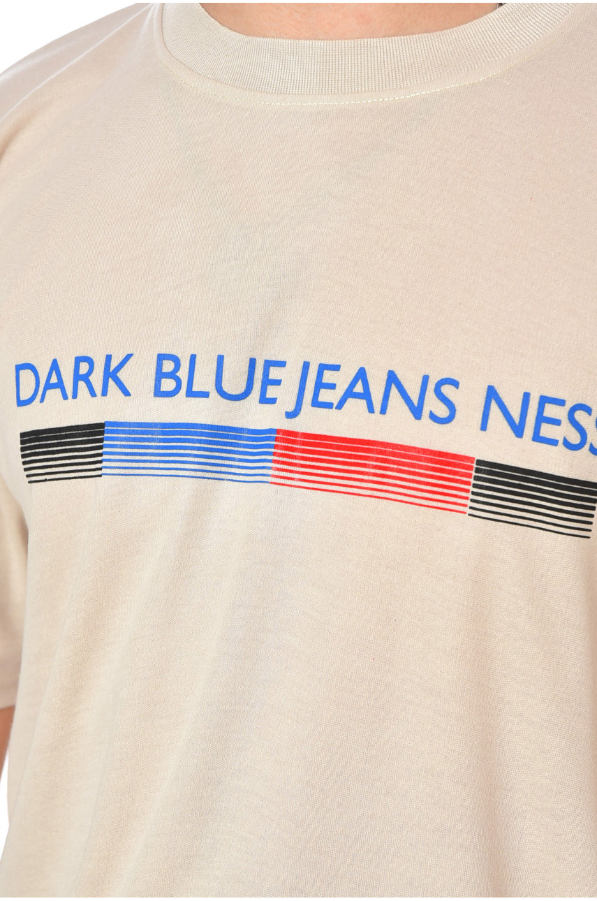 Футболка мужская батальная бежевого цвета 5F-573-25 200465