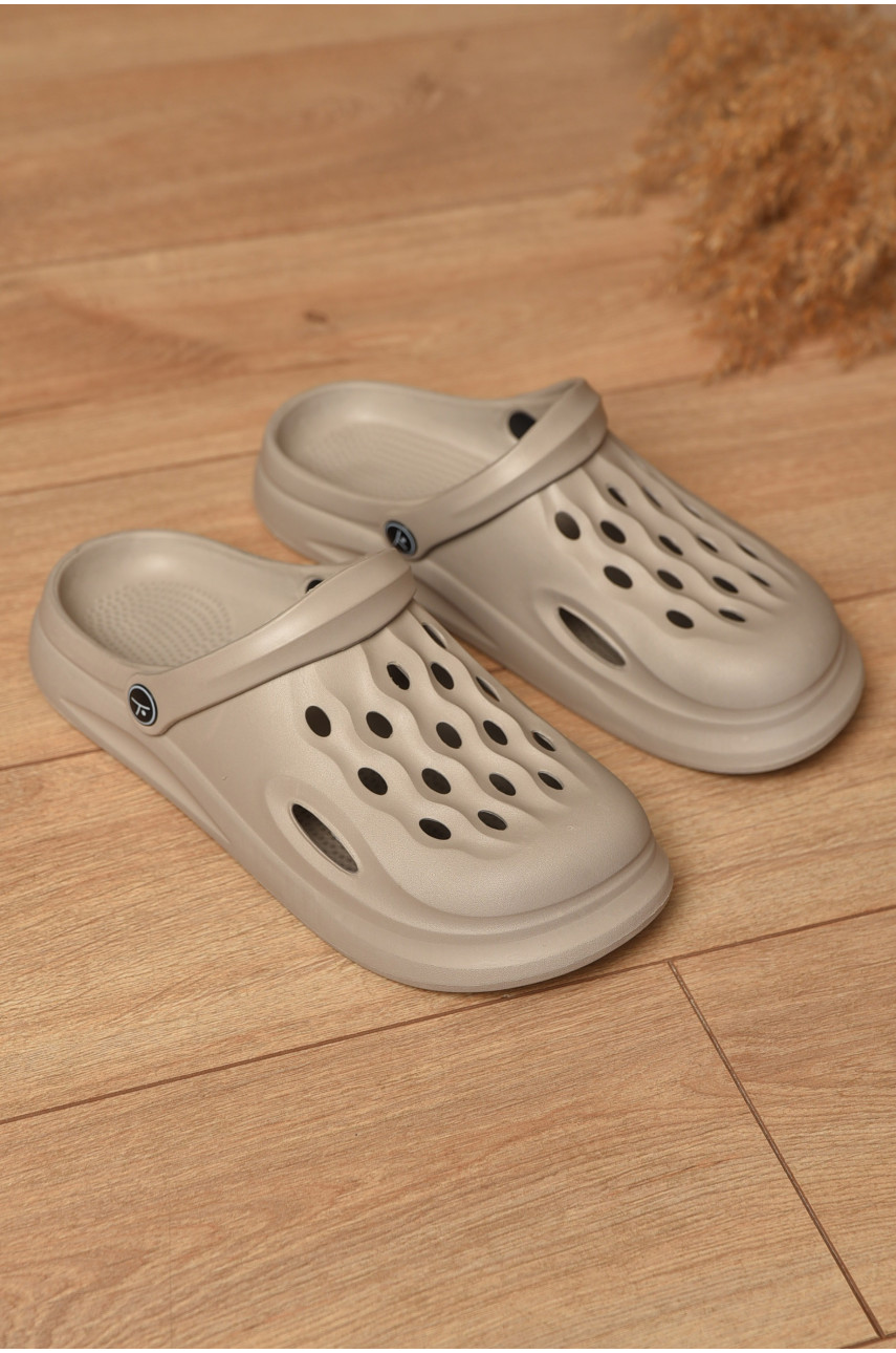 Кроксы женские серого цвета цвета 201 200541