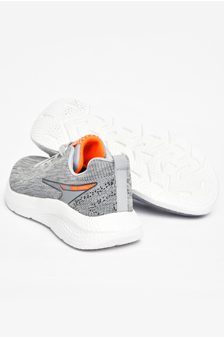 Кроссовки мужские текстиль светло-серого цвета А0014-1 200554