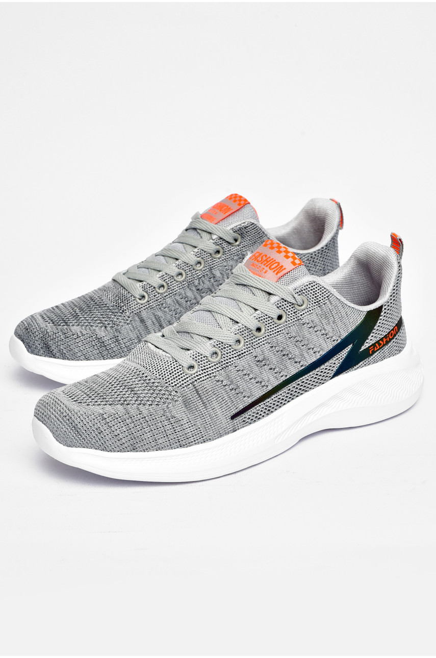 Кросівки чоловічі текстиль світло-сірого кольору А306-1 200555