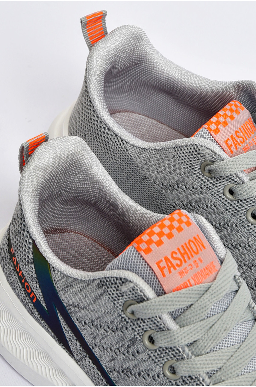 Кросівки чоловічі текстиль світло-сірого кольору А306-1 200555