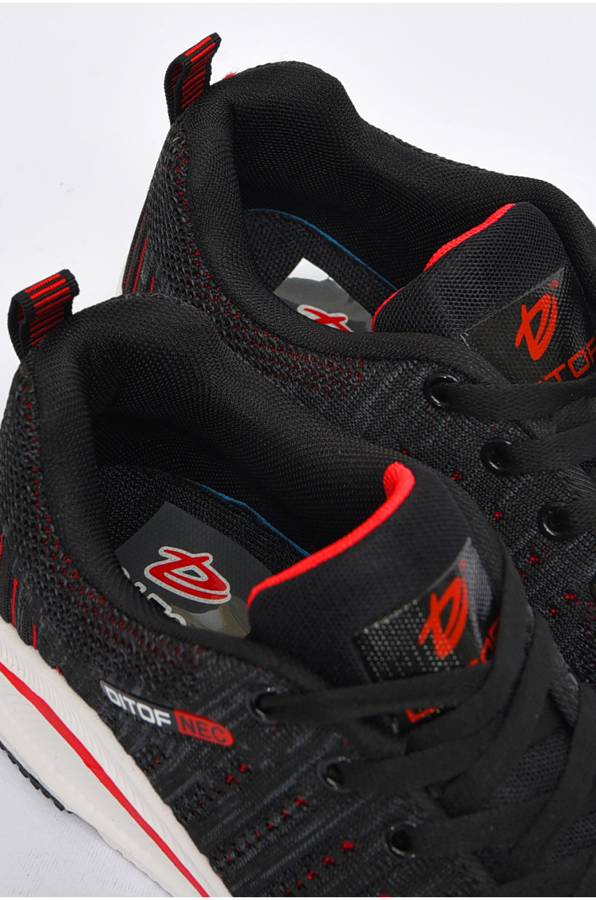 Кросівки чоловічі текстиль чорного кольору А5013-1 200556