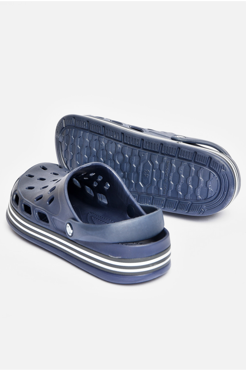 Кроксы мужские темно-синего цвета 251 200568