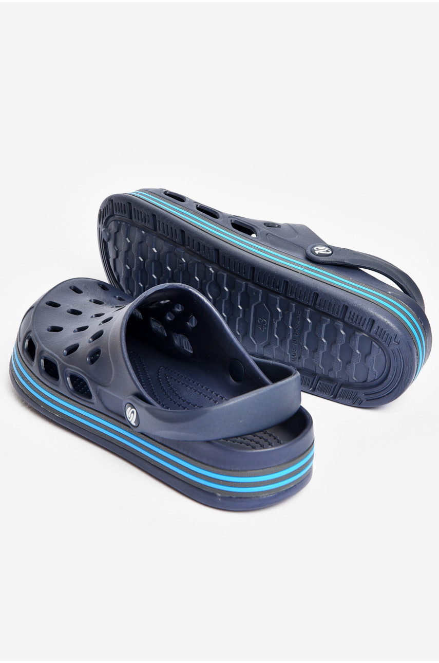 Кроксы мужские темно-синего цвета 251 200569