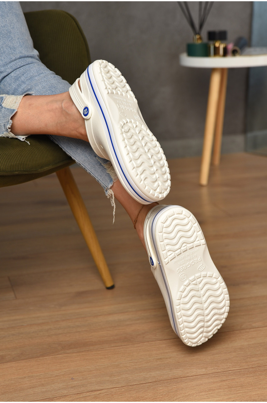 Крокси жіночі білого кольору 324 200577 Крокси жіночі білого кольору 324 200577