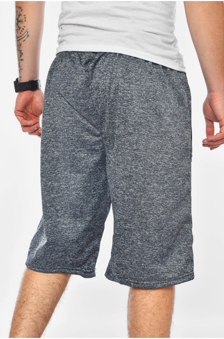 Шорти чоловічі батальні темно-синього кольору 200580 Шорти чоловічі батальні темно-синього кольору 200580