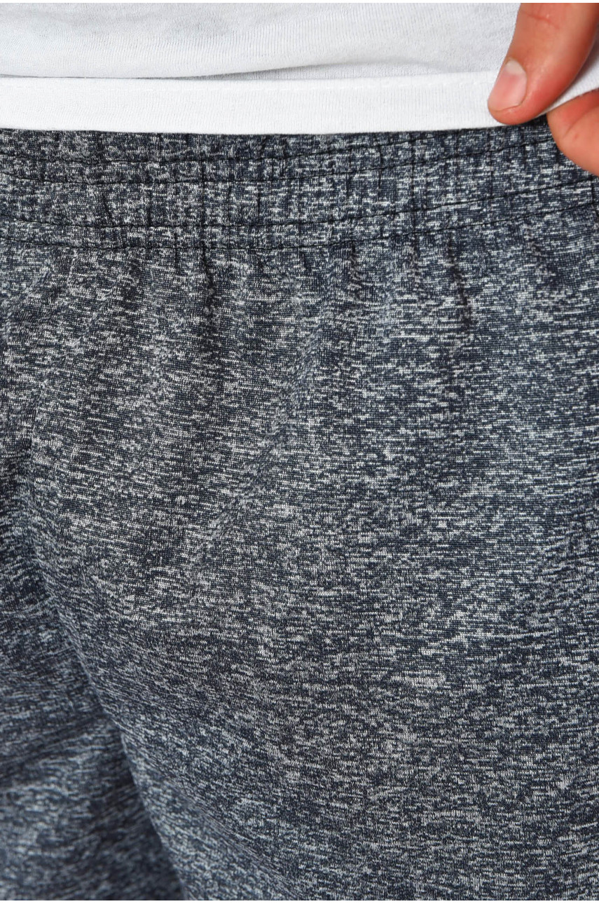 Шорти чоловічі батальні темно-синього кольору 200580 Шорти чоловічі батальні темно-синього кольору 200580