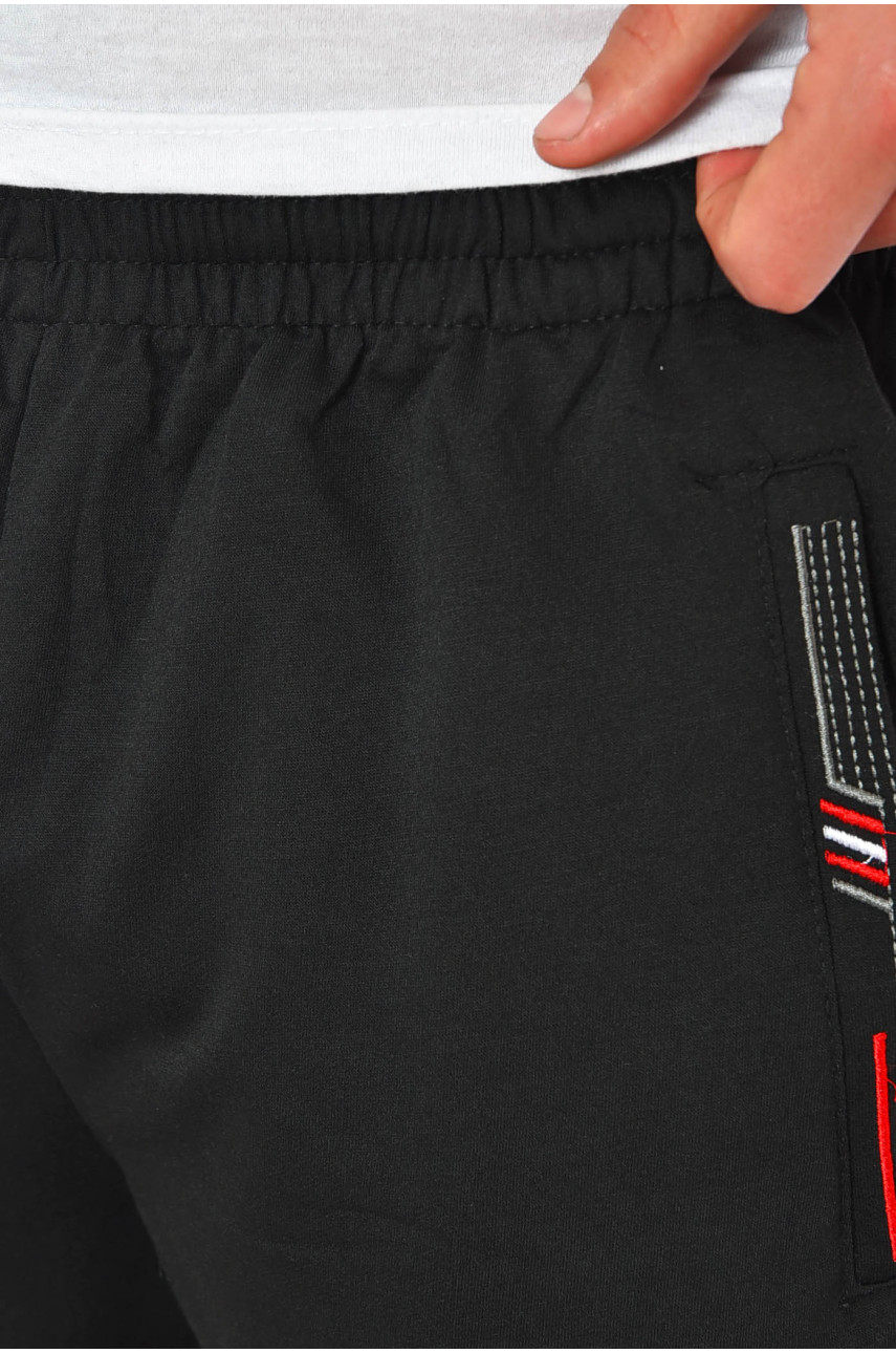 Шорты мужские черного цвета Y6591 200585 Шорты мужские черного цвета Y6591 200585