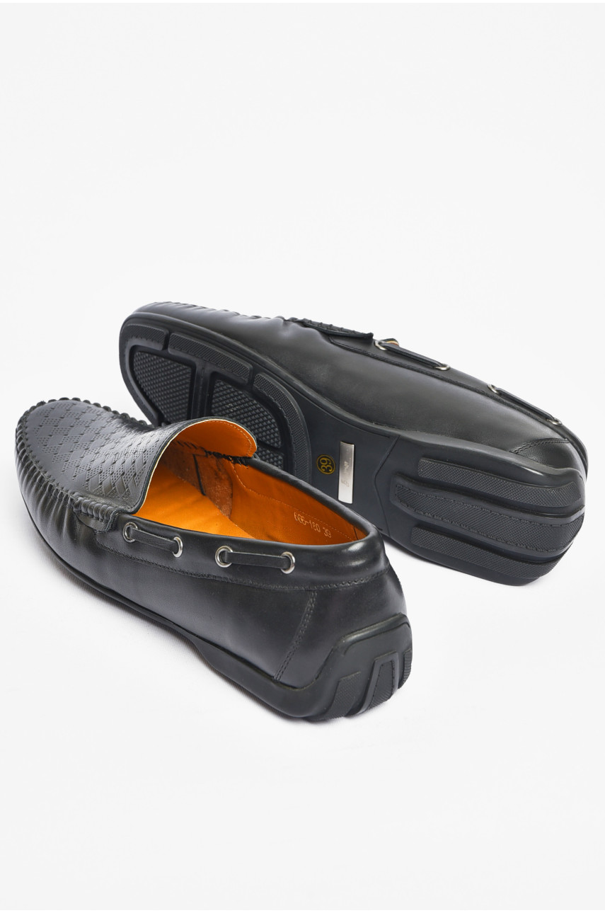 Туфлі чоловічі чорного кольору 7141 200597
