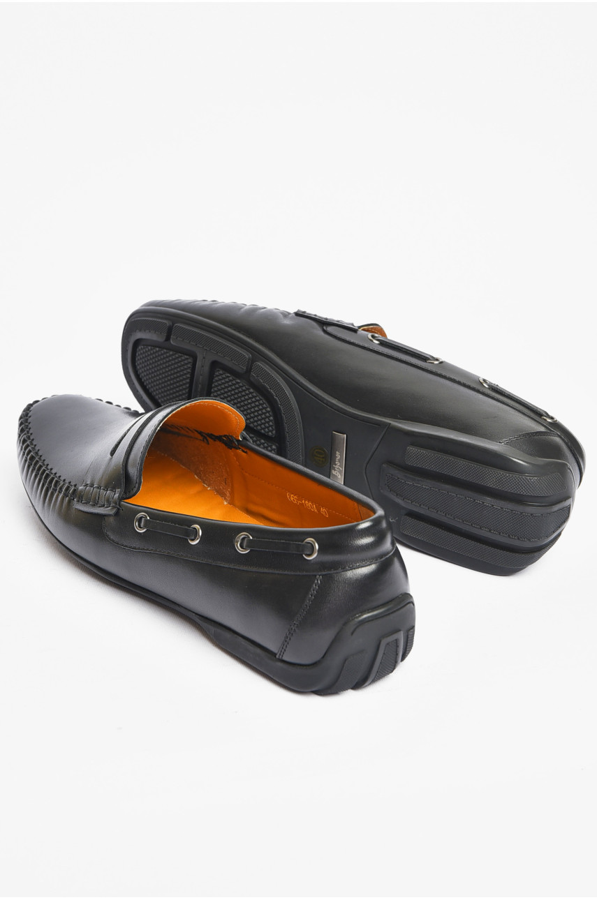 Туфлі чоловічі чорного кольору 7140 200598 Туфлі чоловічі чорного кольору 7140 200598