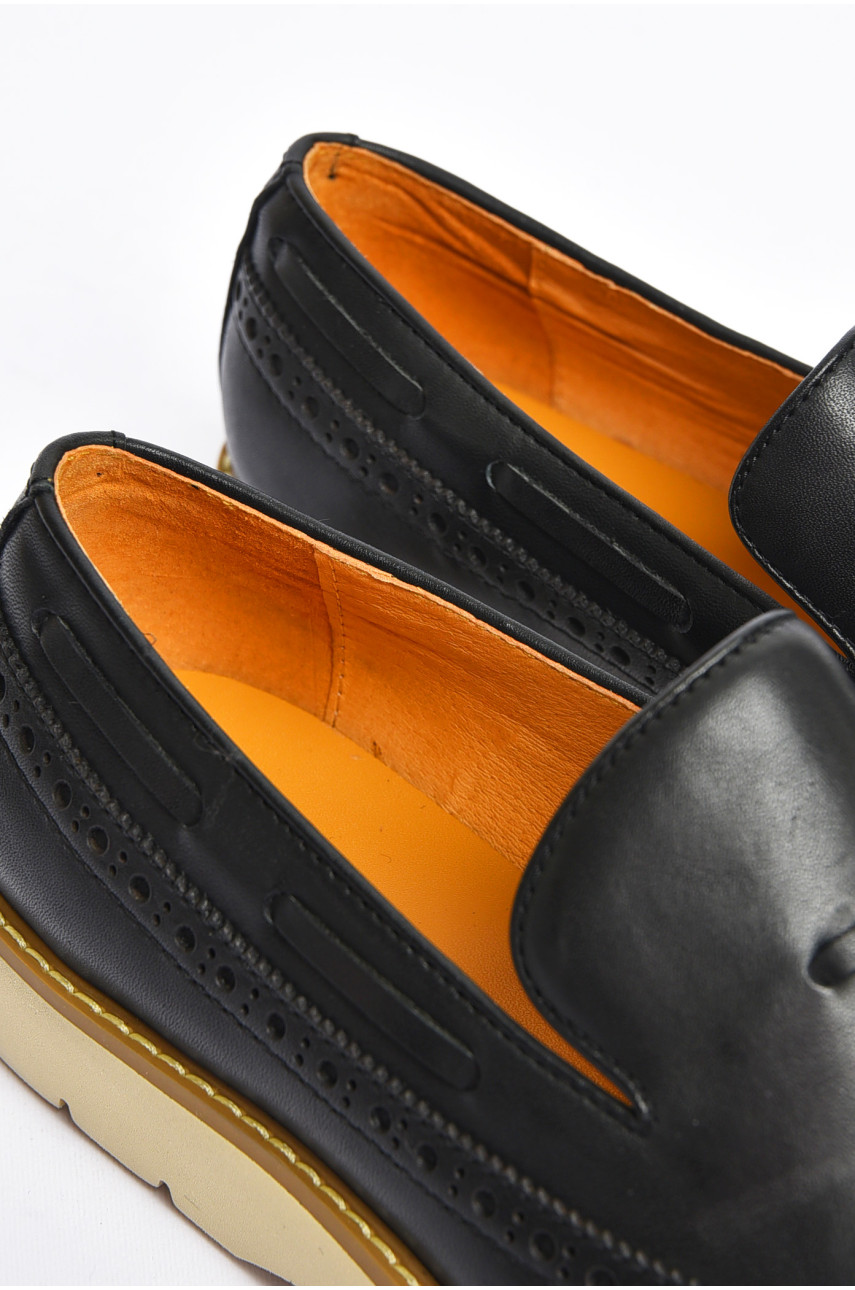 Туфлі чоловічі чорного кольору 7173 200606