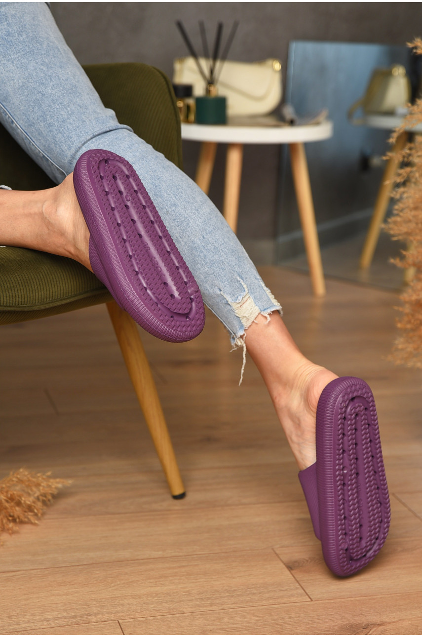 Шльопанці піна жіночі фіолетового кольору с-88 200610