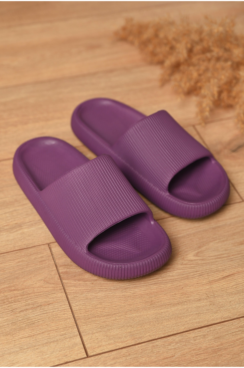 Шльопанці піна жіночі фіолетового кольору с-88 200610