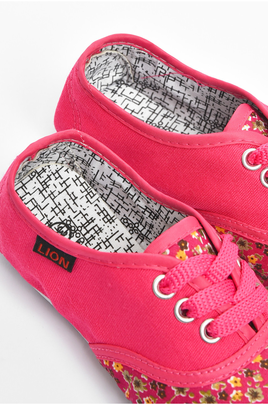 Мокасини дитячі рожевого кольору текстиль 251-20 200667