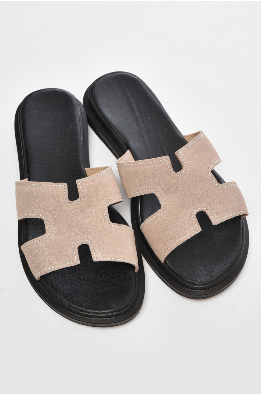 Шльопанці жіночі сірого кольору 94-зам 200670 Шльопанці жіночі сірого кольору 94-зам 200670