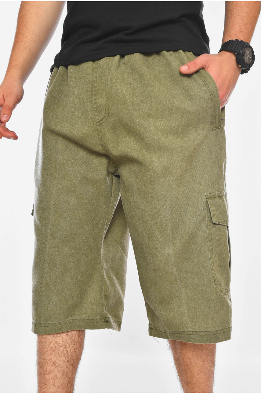 Бриджі чоловічі напівбатальні темно-сірого кольору 2107 200685 Бриджі чоловічі напівбатальні темно-сірого кольору 2107 200685