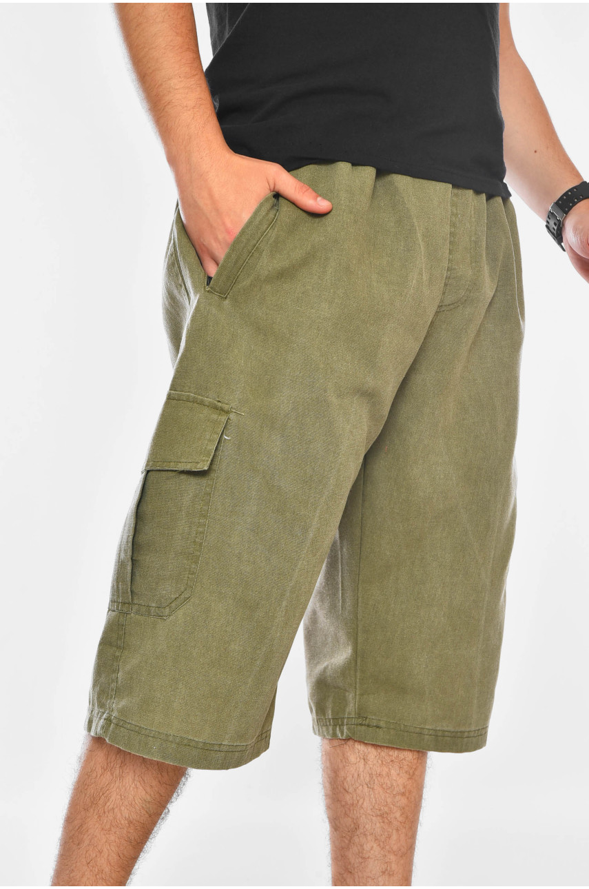 Бриджі чоловічі напівбатальні темно-сірого кольору 2107 200685 Бриджі чоловічі напівбатальні темно-сірого кольору 2107 200685