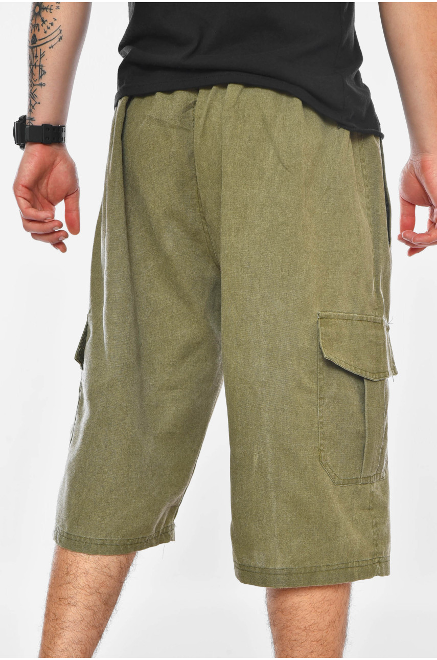 Бриджі чоловічі напівбатальні темно-сірого кольору 2107 200685 Бриджі чоловічі напівбатальні темно-сірого кольору 2107 200685