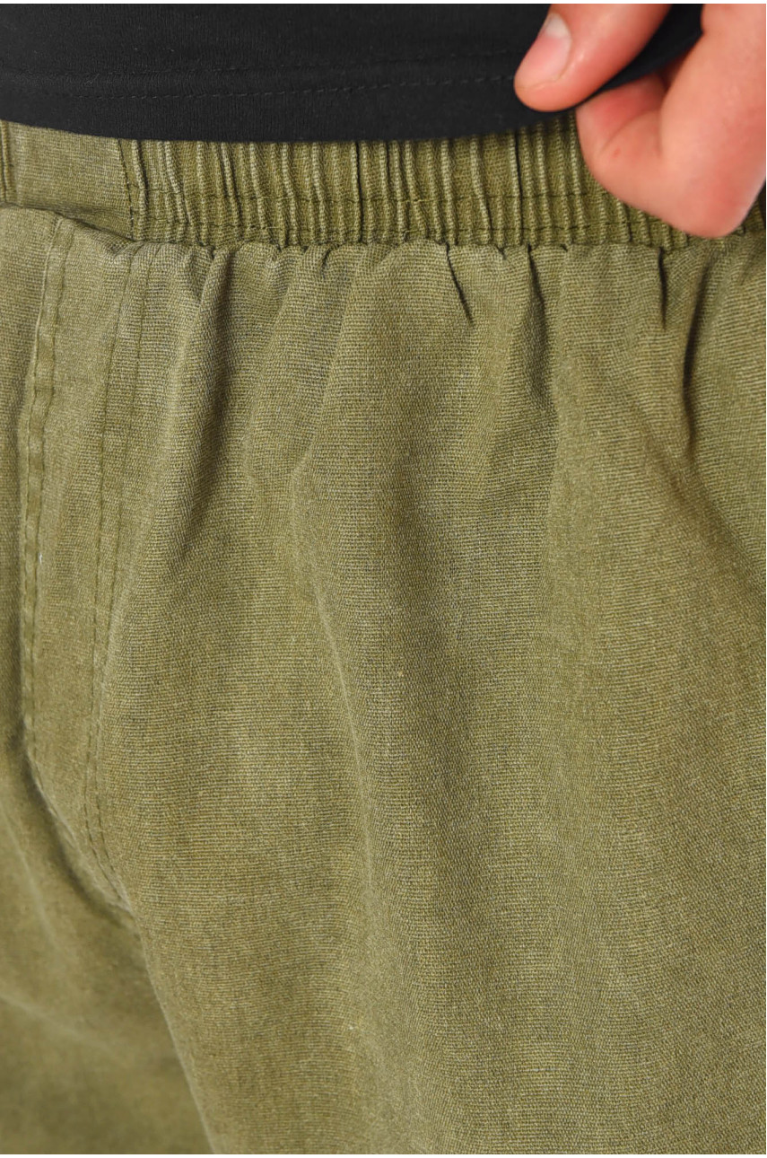 Бриджі чоловічі напівбатальні темно-сірого кольору 2107 200685 Бриджі чоловічі напівбатальні темно-сірого кольору 2107 200685