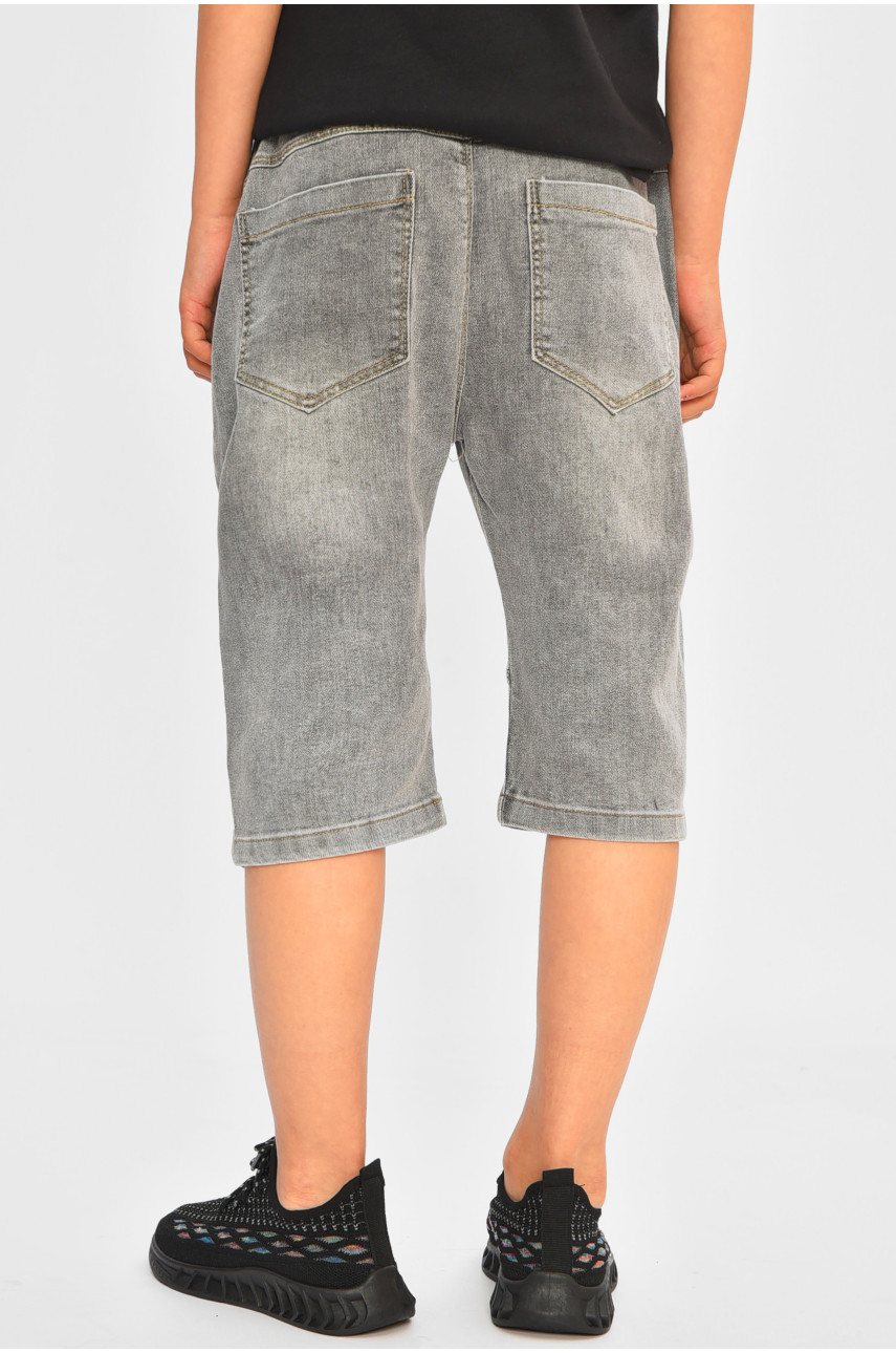 Бриджі дитячі для хлопчика сірого кольору 8805 200689