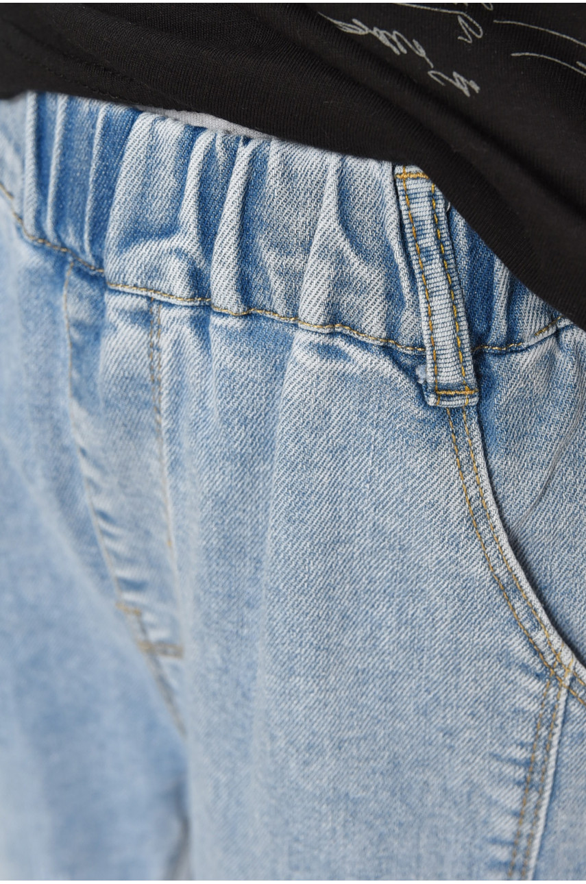 Бриджи детские для мальчика голубого цвета 8805 200690