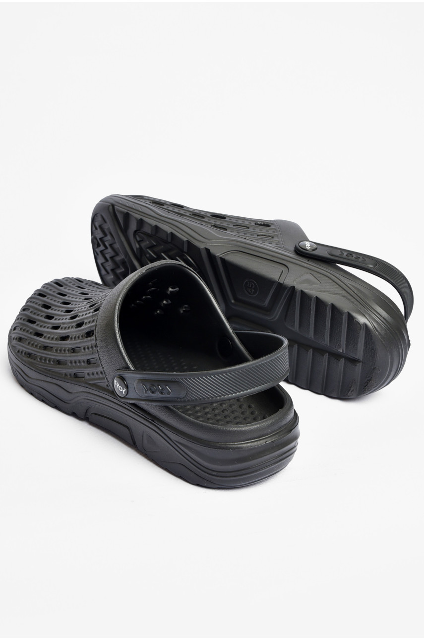 Кроксы мужские черного цвета с-71 200710 Кроксы мужские черного цвета с-71 200710